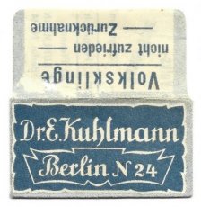 dr.e.kuhlmann-2 Dr. E Kuhlmann Rasierklinge 2