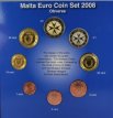eur22 Malta euro set 2008