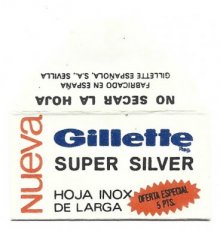 Gillette10f Lame De Rasoir Gillette 10F