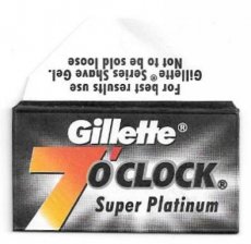 Gillette25d Lame De Rasoir Gillette 25D