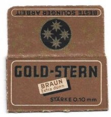 lameG6 Gold-Stern Braun