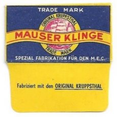 mauser-klinge Mauser Klinge