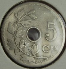5 Centiem Munt Leopold 2 - 1903 VL