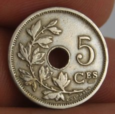5 Centiem Munt Leopold 2 - 1901 FR