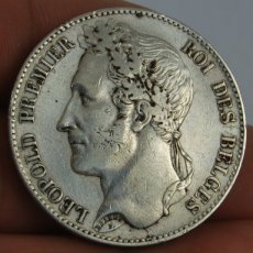 munt58 5 frank zilver munt Leopold 1-1848 FR