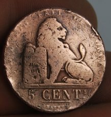 5 Centimes Munt Leopold 1-1833 FR
