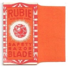 Rubie Safety Razor Blade 2