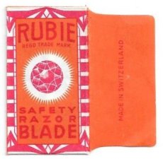 Rubie Safety Razor Blade